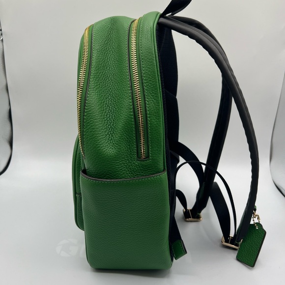 Coach Charlie Mini Backpack Green Pebbled Leather F38263 with hangtag - Picture 2 of 9